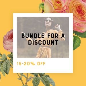 Bundle discounts available